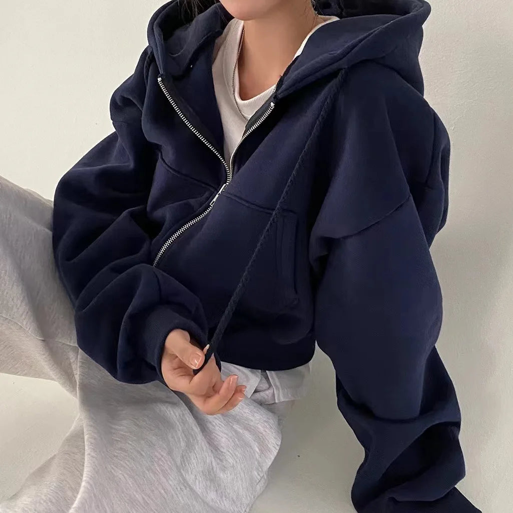 Winter Women Hooded Hoodies